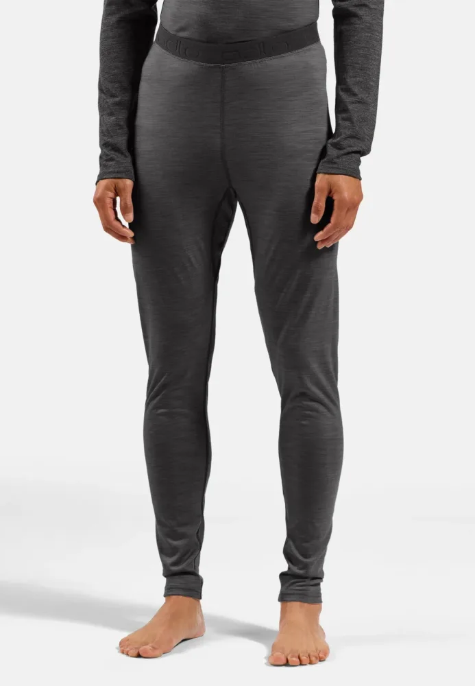 Odlo Natural Performance Wool 150 Base Layer Tights für Herren - Wandern, Ski & Snow - grau, L