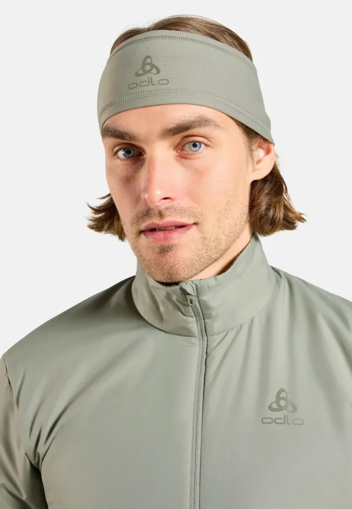 Odlo Polyknit Warm Stirnband - Skilanglauf, Radsport - grün, OneSize