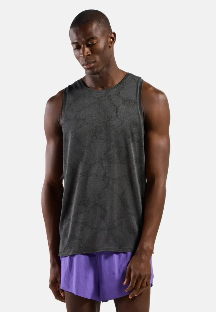 Odlo Zeroweight Engineered Chill-Tec Lauf-Tank für Herren - Training, Running - schwarz, XXL