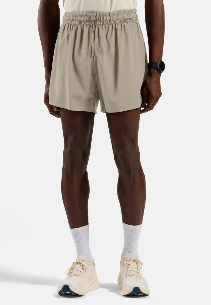 Odlo Zeroweight 5 Inch Laufshorts 2.0 ohne Innenhose für Herren - Training, Running - beige, XL