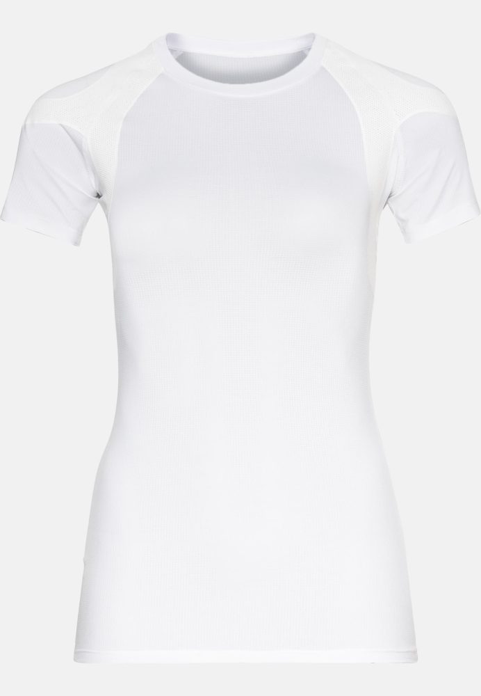 Odlo Active Spine Lauf-T-Shirt für Damen - Trail Running, Running - weiss, S