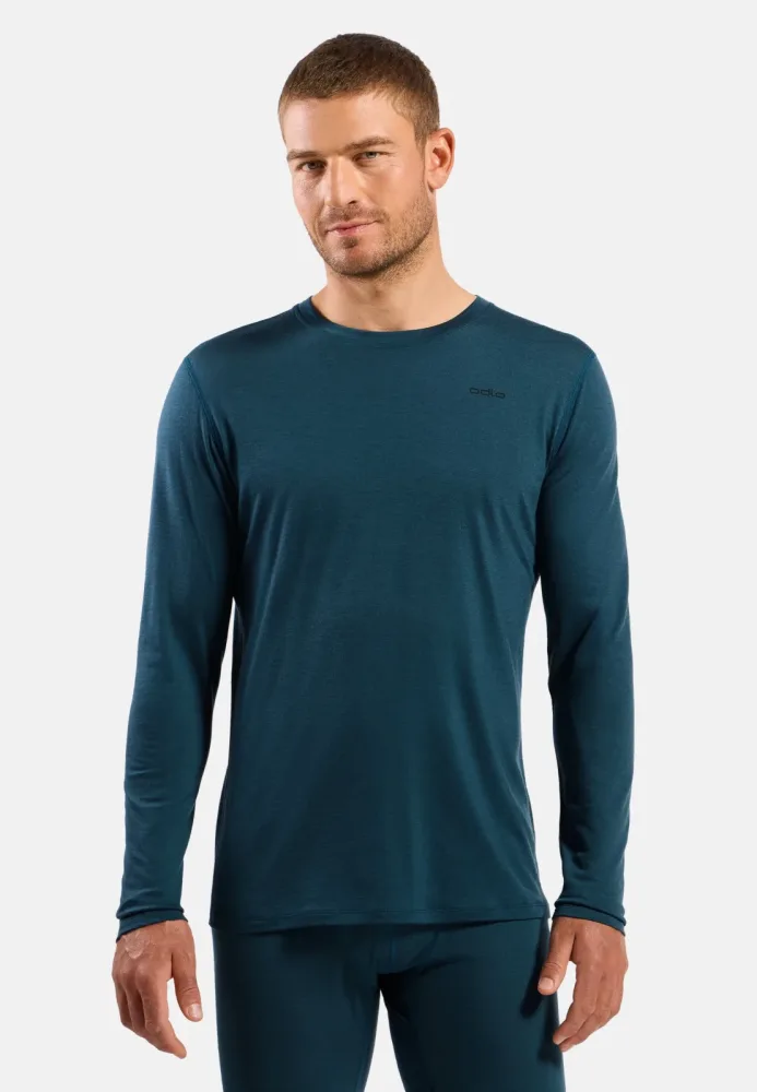 Odlo Herren Merino 160 Crew Neck BI Longsleeve