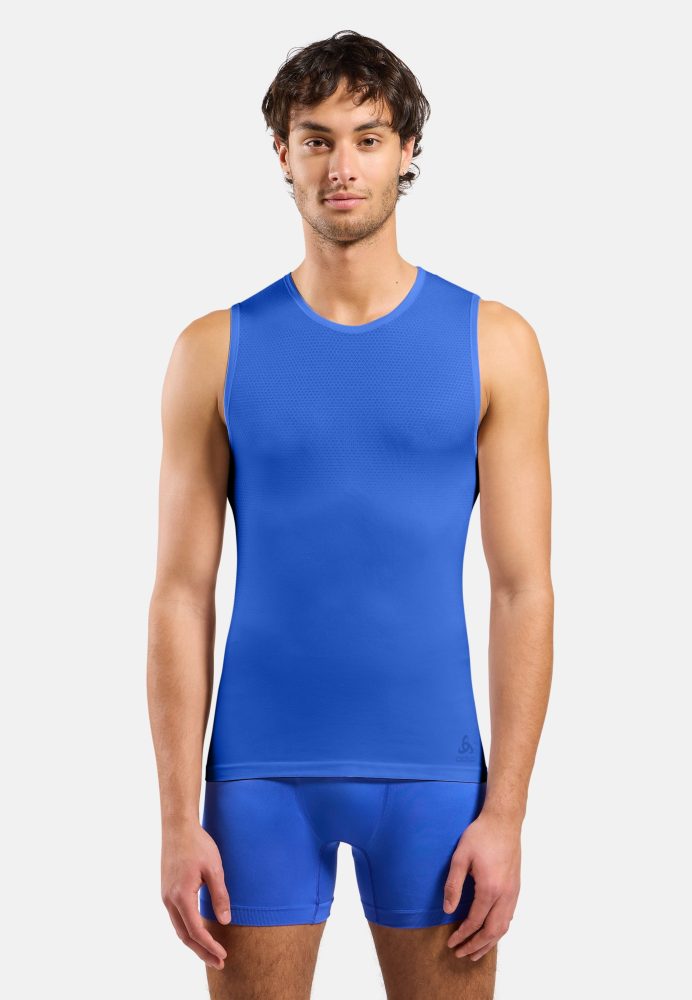 Odlo Performance X-Light Base Layer Tank für Herren - Training, Radsport - blau, XXL