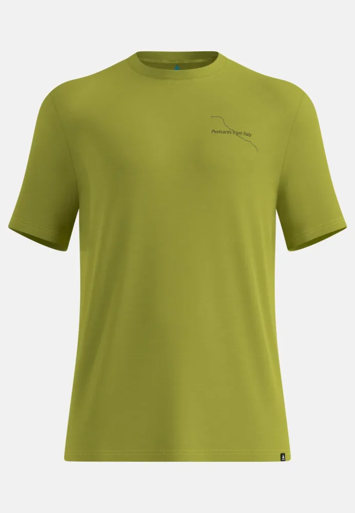 Odlo Herren Merino 160 Postcards T-Shirt
