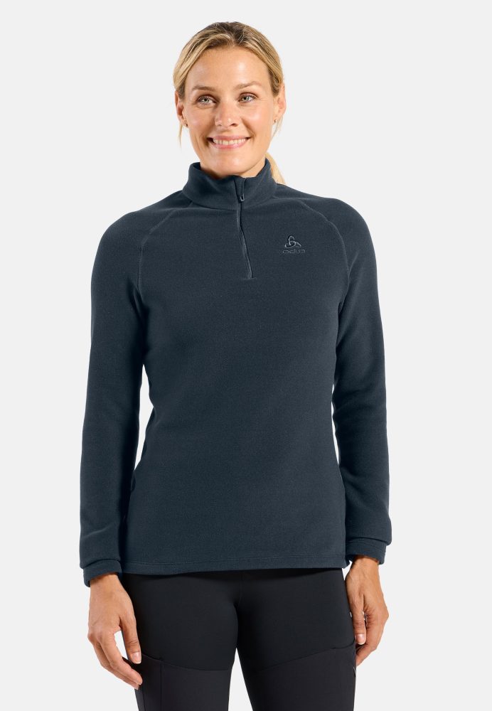 Odlo Rigi Mid Layer Half-Zip für Damen - Wandern, Ski & Snow - marineblau, XL