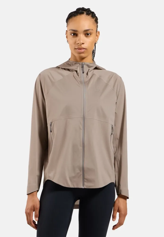 Odlo Active 365 Laufjacke für Damen - Training, Running - beige, XL