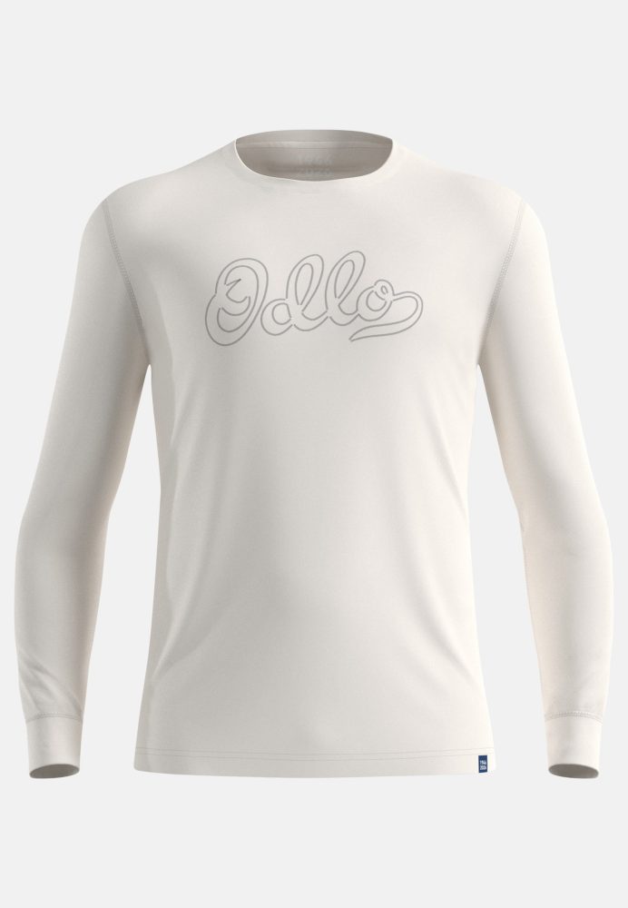 Odlo Merino 200 80th Anniversary Base Layer Shirt für Herren - Wandern, Ski & Snow - grau, XXL