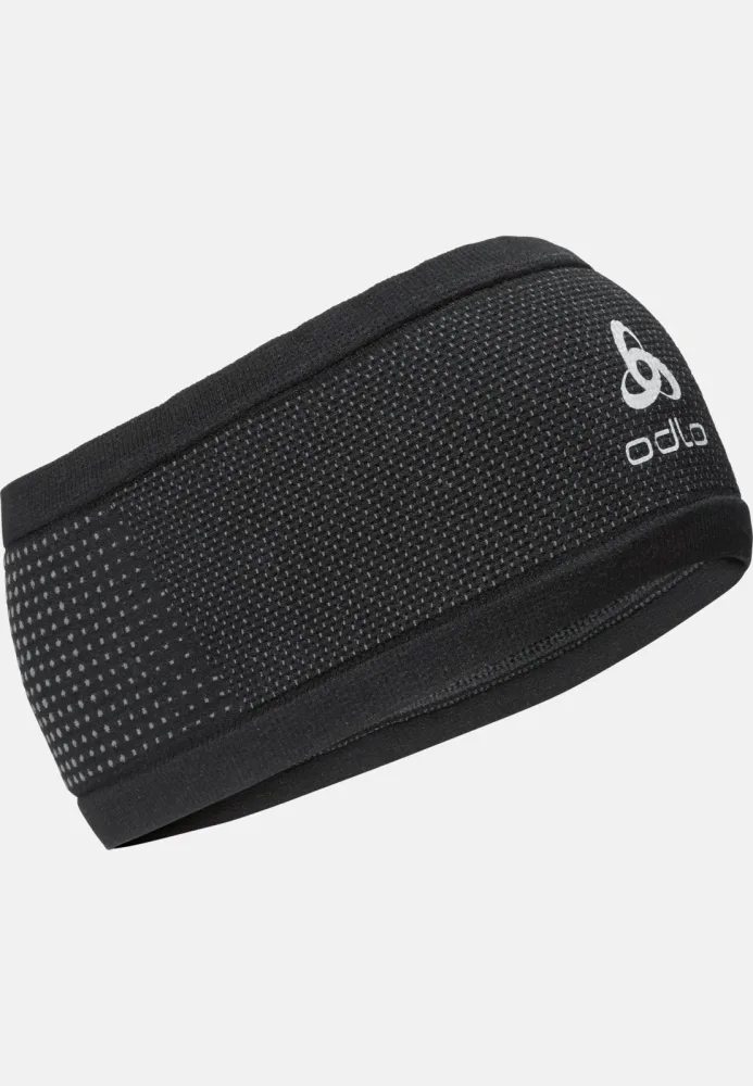 Odlo Velocity Ceramiwarm Stirnband - Skilanglauf, Radsport - schwarz, OneSize