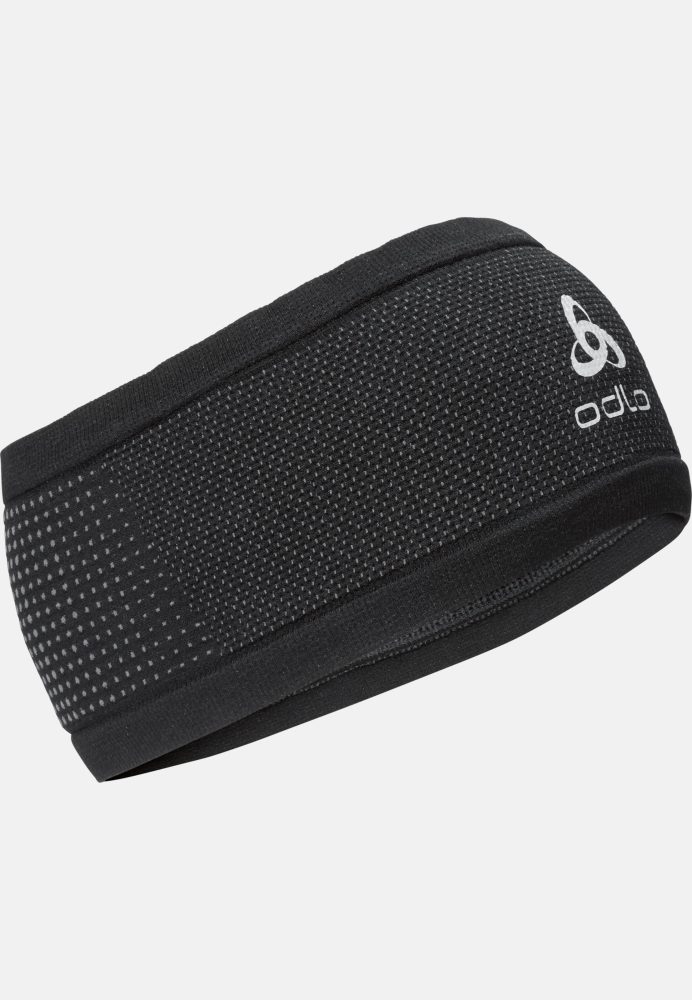 Odlo Velocity Ceramiwarm Stirnband - Skilanglauf, Radsport - schwarz, OneSize