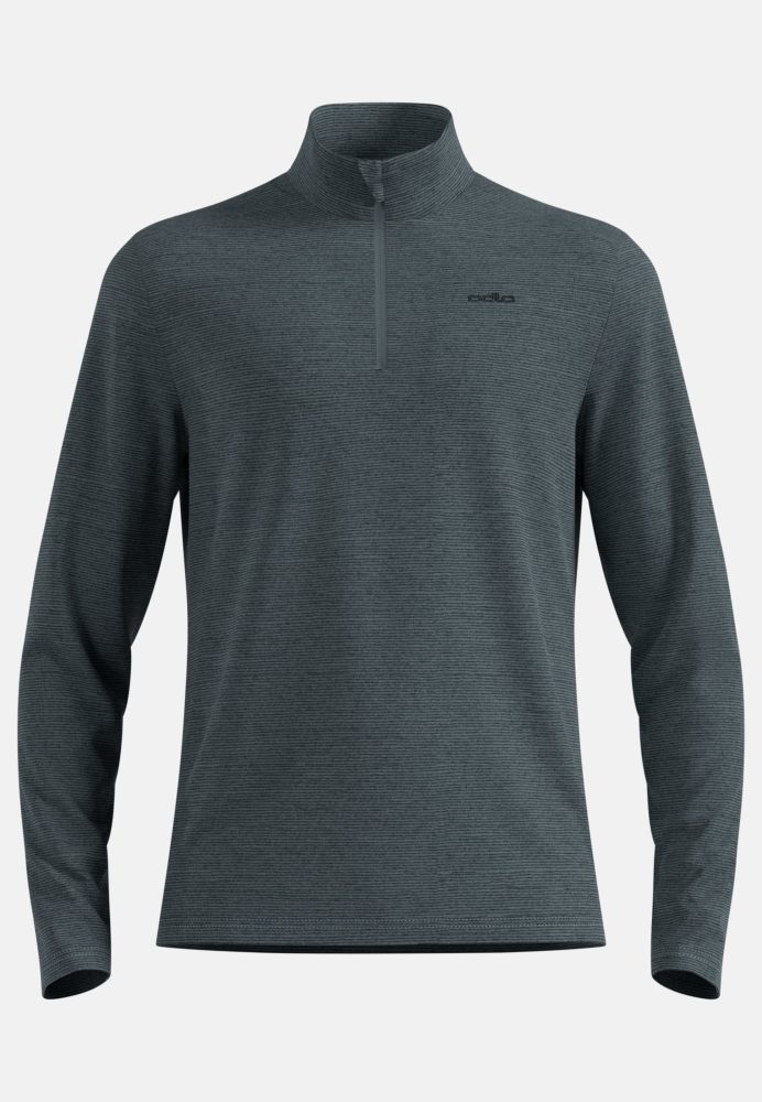 Odlo Roy Mid Layer Half-Zip für Herren - Wandern, Ski & Snow - grau, L