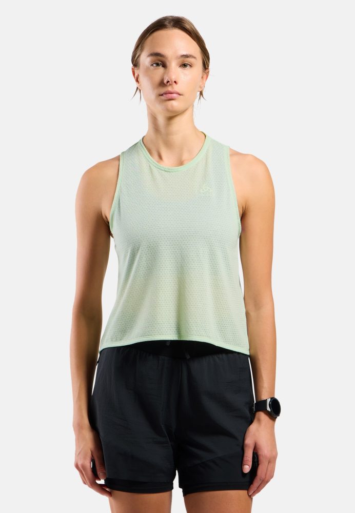 Odlo Essential Linencool Lauf-Tank für Damen - Training, Running - grün, S