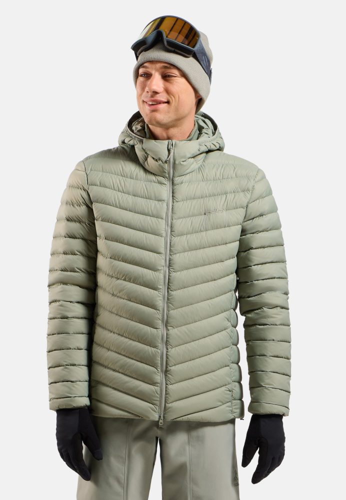 Odlo X-Alp Packable Down Isolationsjacke für Herren - Wandern, Ski & Snow - grün, XXL
