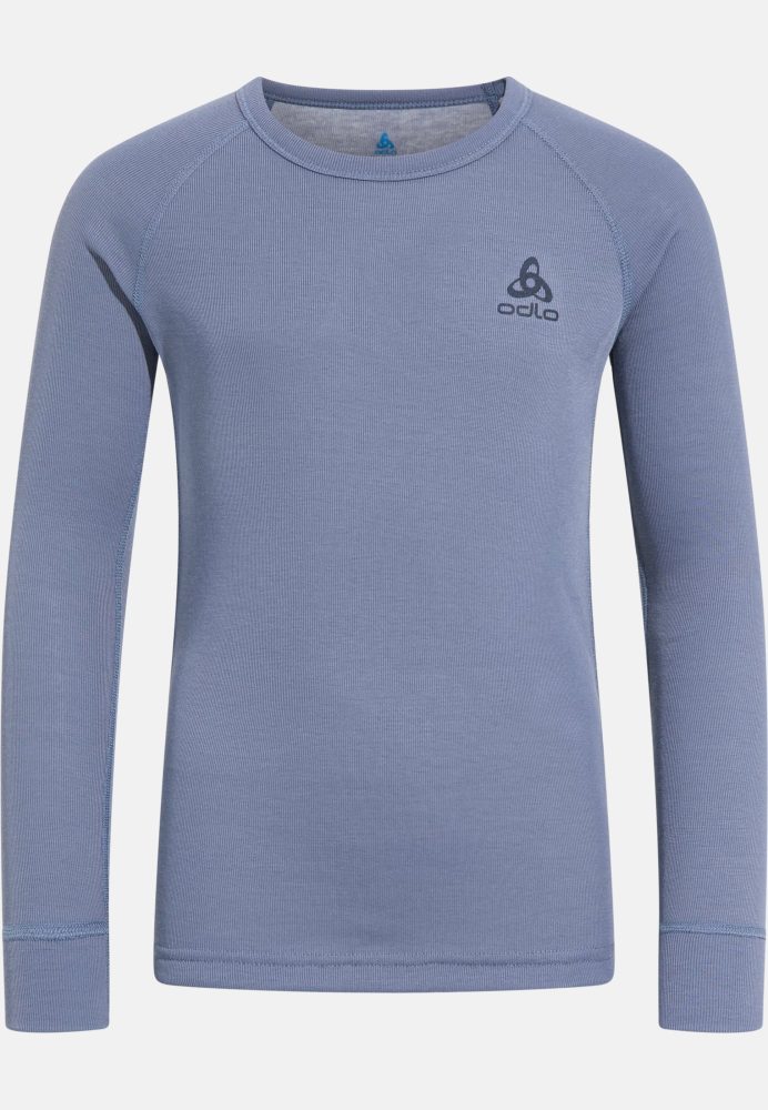 Odlo Active Warm Base Layer Shirt für Kinder - Wandern, Ski & Snow - grau, 116