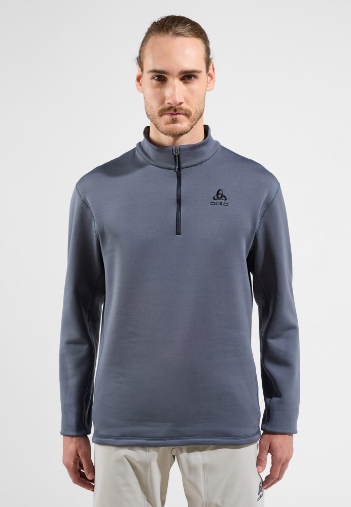Odlo Berra Mid Layer Half-Zip für Herren - Wandern, Ski & Snow - grau, M