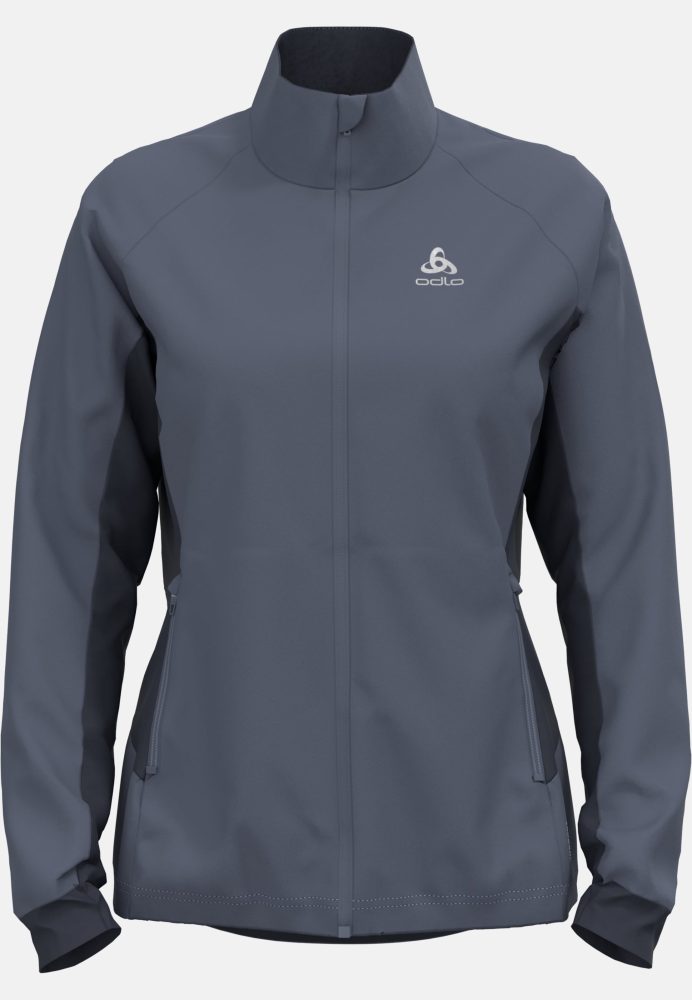 Odlo Brensholmen Langlaufjacke für Damen - Skilanglauf - grau, XS