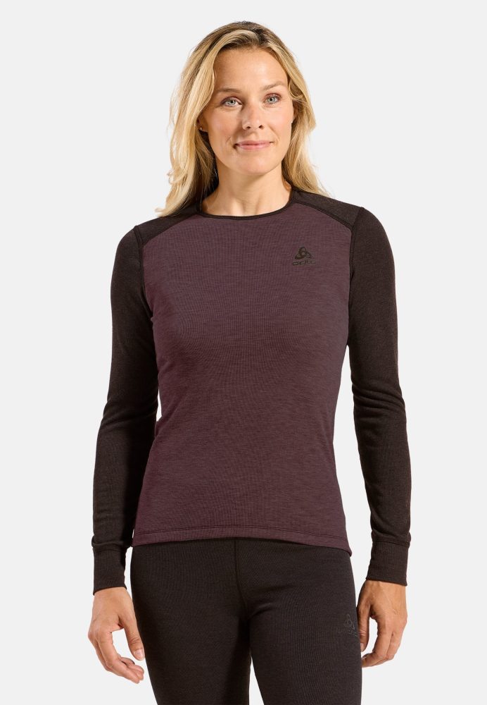 Odlo Active Warm Special Set Base Layer Set für Damen - Wandern, Ski & Snow - maron, XL
