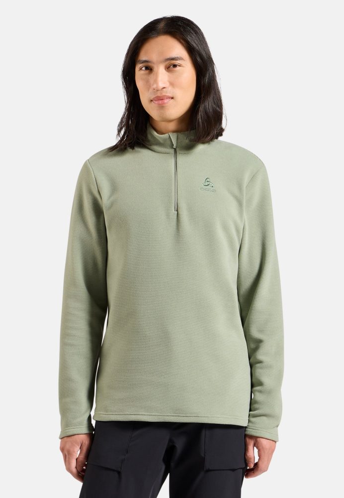 Odlo Roy Mid Layer Half-Zip für Herren - Wandern, Ski & Snow - grün, S