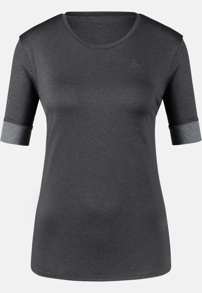Odlo Run Easy Laufshirt mit Rundhalsausschnitt für Damen - Running - grau, S