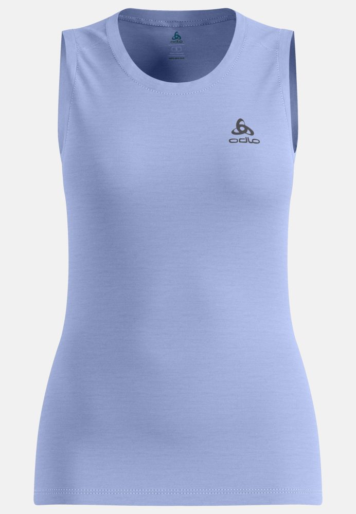 Odlo Merino 160 Base Layer Tank für Damen - Wandern, Radsport - blau, S