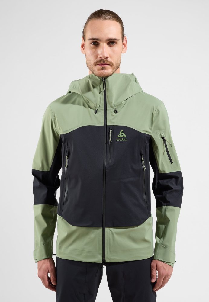 Odlo X-Alp 3L Skijacke für Herren - Ski & Snow - grün, S