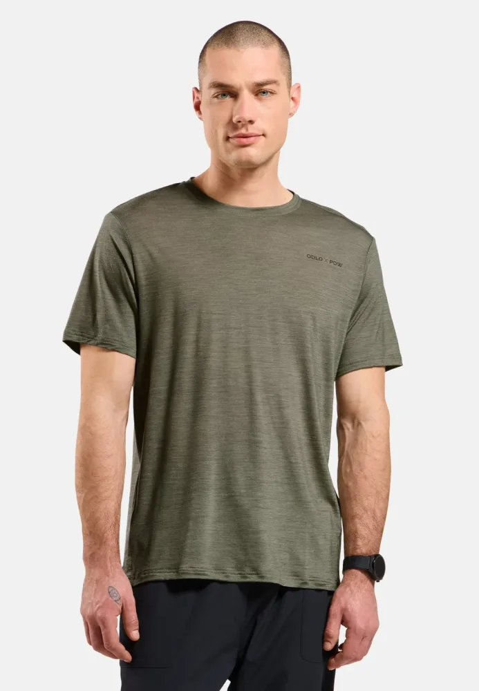Odlo Herren Odlo X Pow Merino Tencel T-Shirt
