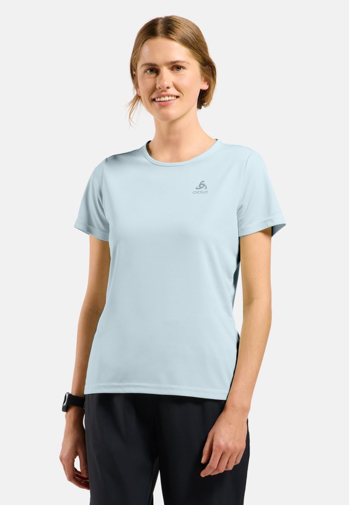 Odlo Cardada T-Shirt für Damen - Wandern, Casual Comfort - blau, L