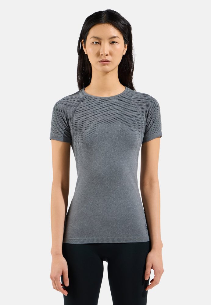Odlo Performance Light Base Layer T-Shirt für Damen - Radsport, Running - grau, M