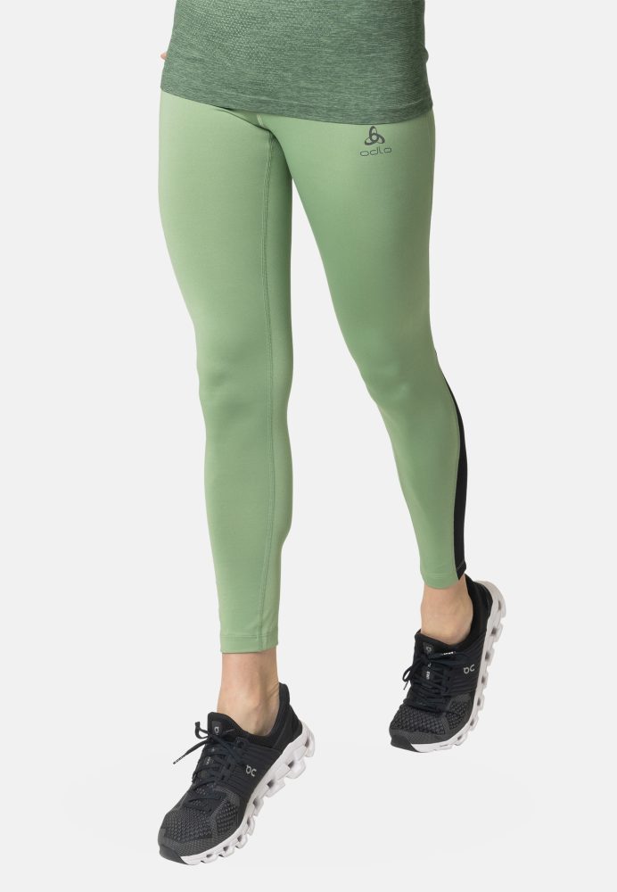 Odlo Essential Mesh Lauftights für Damen - Running - grün, XS