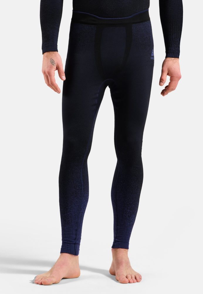 Odlo Blackcomb Base Layer Tights für Herren - Skilanglauf, Ski & Snow - lila, L