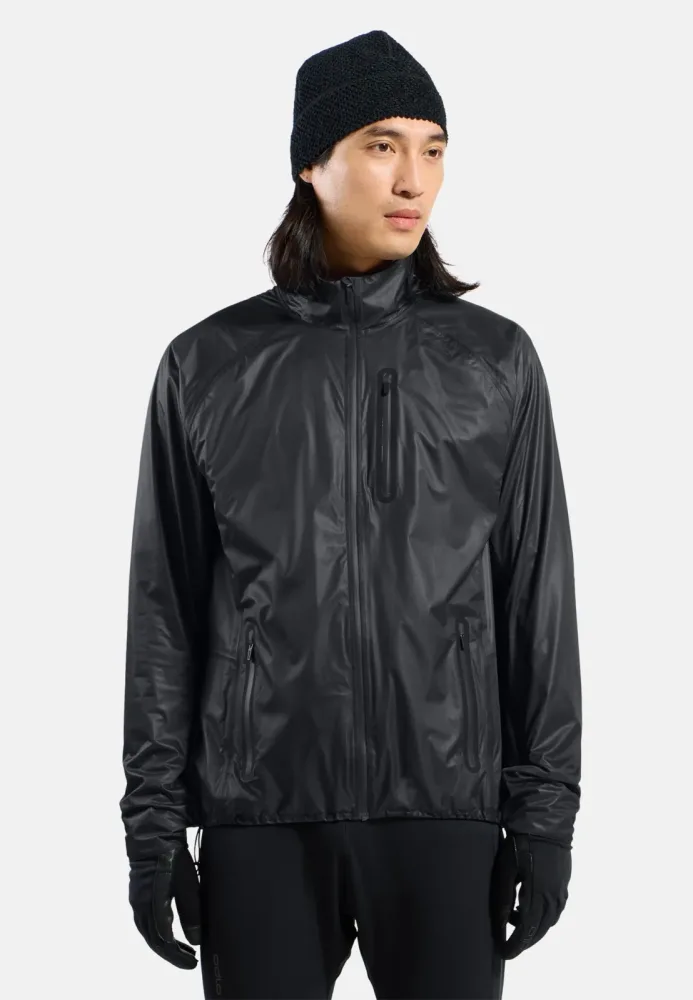 Odlo Zeroweight Dual Dry Waterproof Insulated Langlaufjacke für Herren - Skilanglauf - schwarz, S