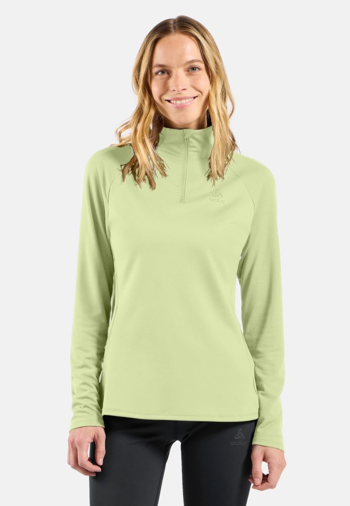Odlo Damen Essential Ceramiwarm Half Zip Longsleeve