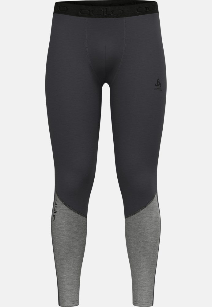 Odlo Revelstoke Performance Wool 150 Base Layer Tights für Herren - Ski & Snow - grau, XL