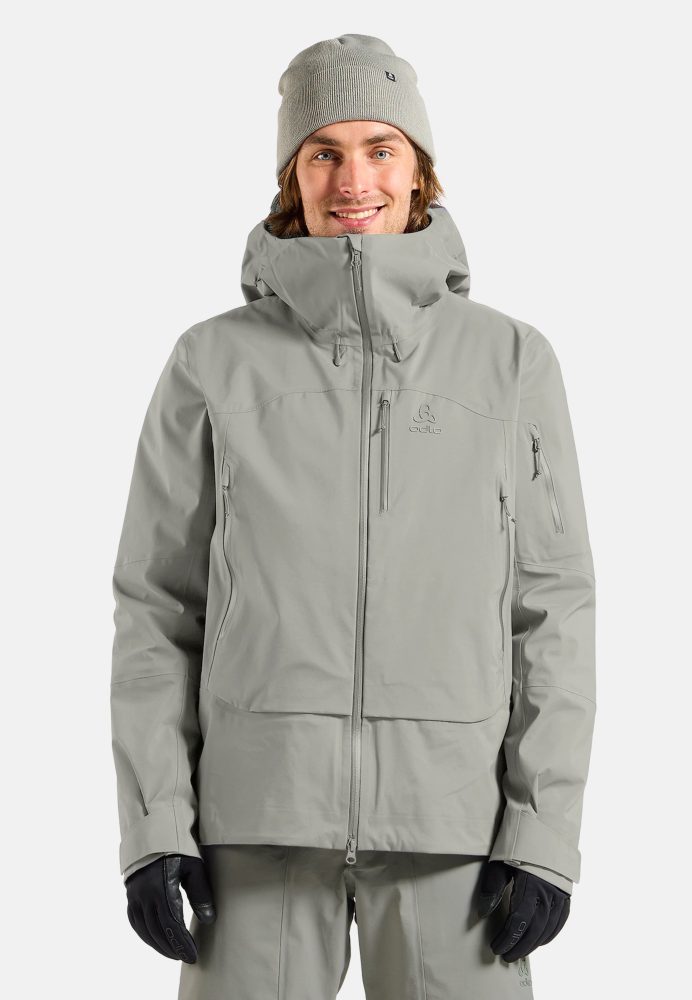 Odlo X-Alp 3L Skijacke für Herren - Ski & Snow - grün, S