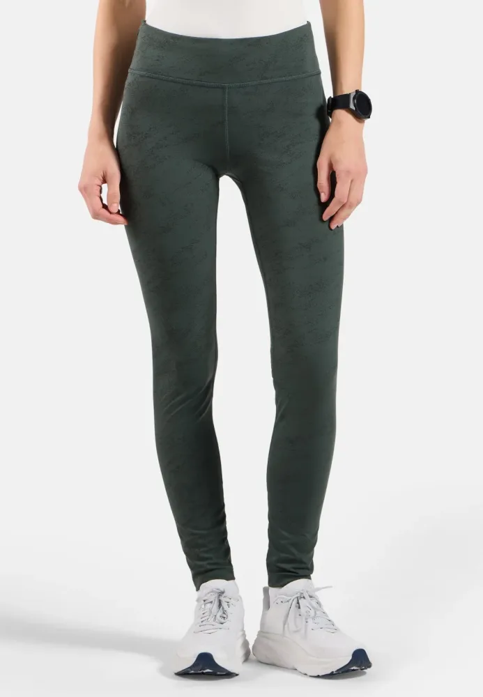 Odlo Damen Zeroweight Print Reflective Tights