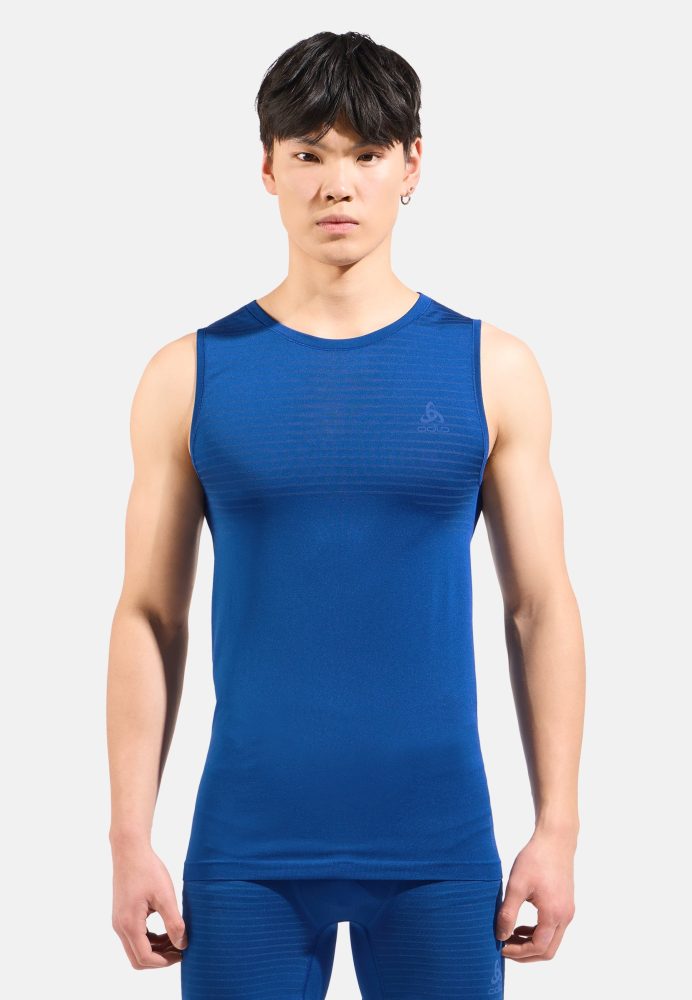 Odlo Performance X-Light Base Layer Tank für Herren - Training, Radsport - blau, XL