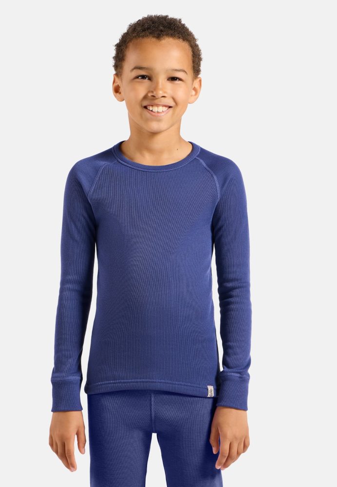 Odlo Active Warm Base Layer Shirt für Kinder - Wandern, Ski & Snow - lila, 164