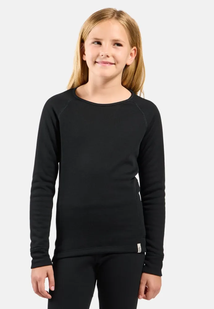 Odlo Active X-Warm Base Layer Shirt für Kinder - Wandern, Ski & Snow - schwarz, 152