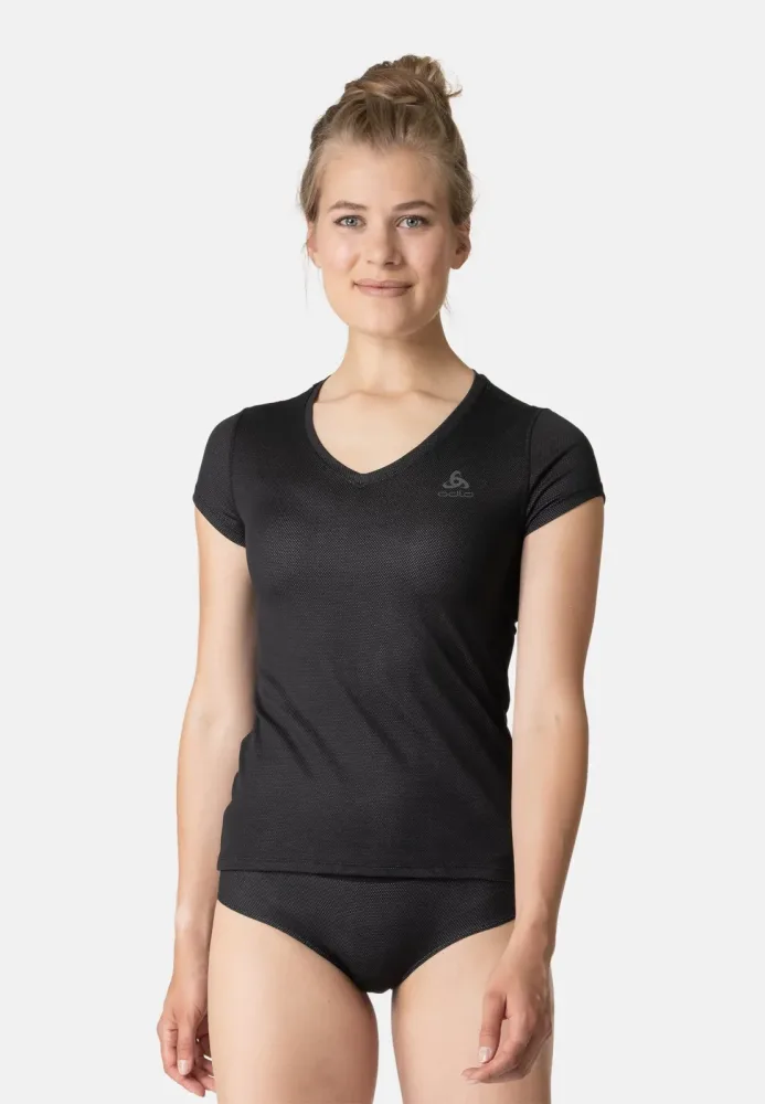 Odlo Active Everyday 2-Pack Base Layer T-Shirt für Damen - Wandern, Casual Comfort - schwarz, S