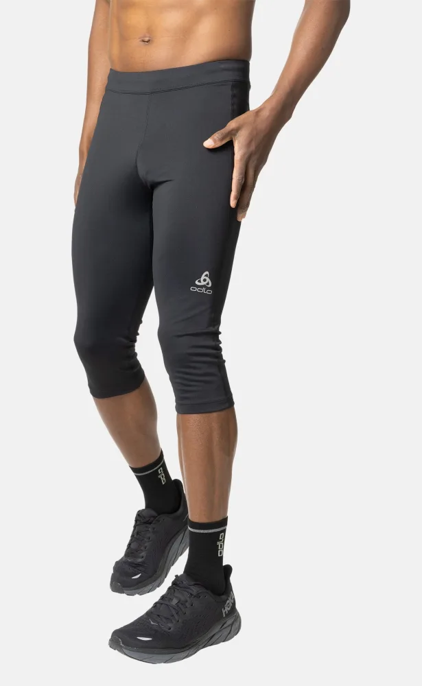 Odlo Essential 3/4 Lauftights für Herren - Training, Running - schwarz, S