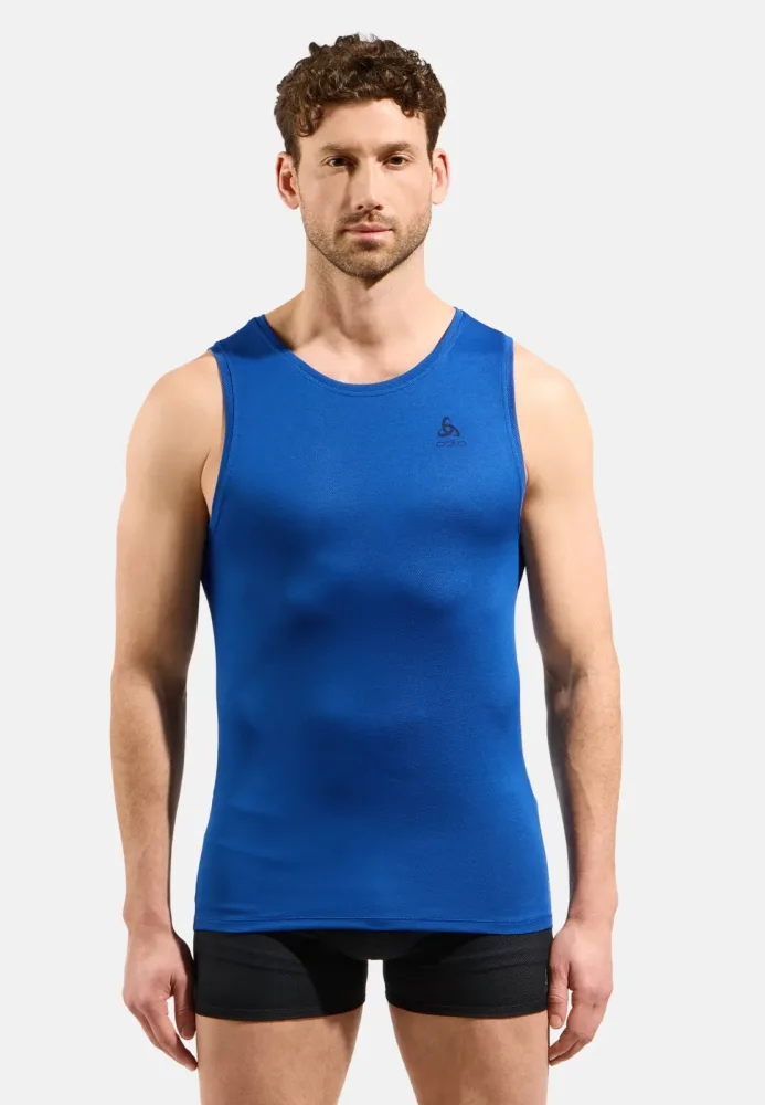 Odlo Active F-Dry Light Base Layer Tank für Herren - Wandern, Radsport - blau, S