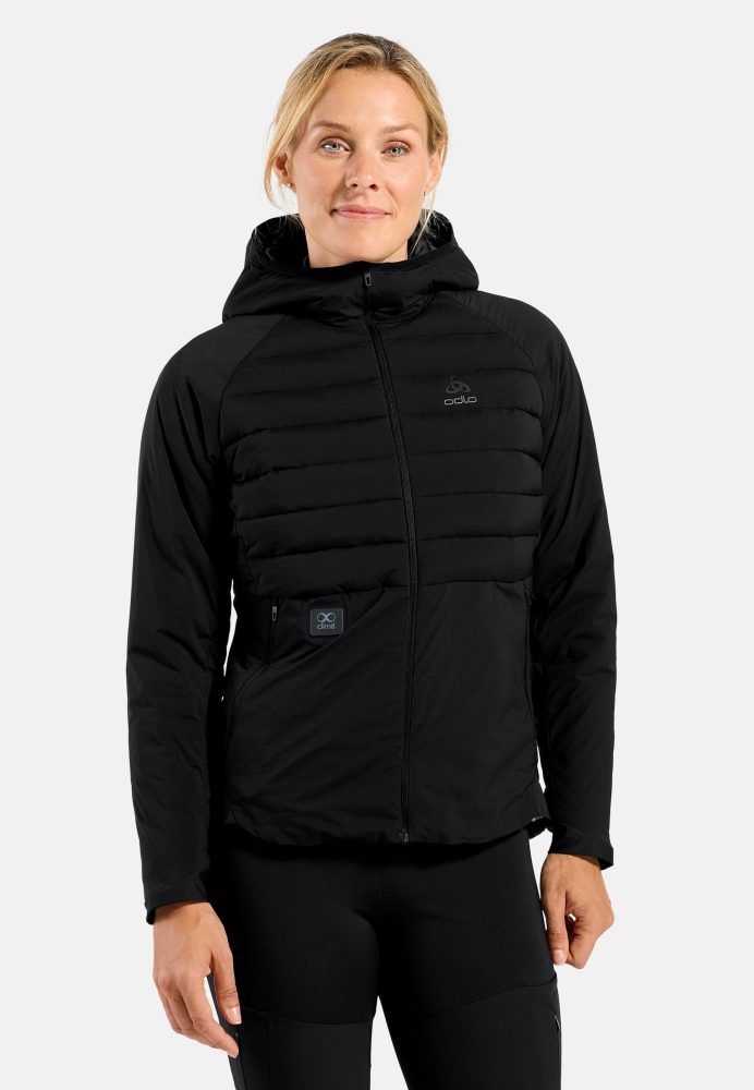 Odlo I-Thermic Isolationsweste für Damen - Wandern, Casual Comfort - schwarz, XL