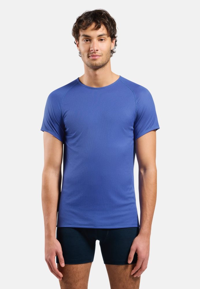 Odlo Active Light Base Layer T-Shirt für Herren - Wandern, Training - blau, M