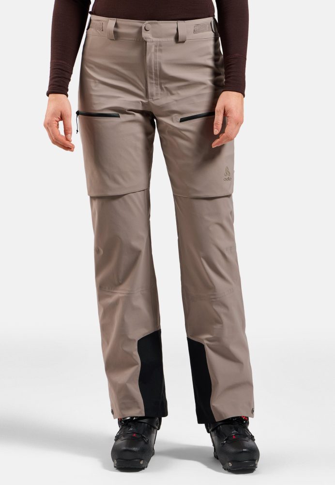 Odlo X-Alp 3L Hose für Damen - Ski & Snow - beige, 46