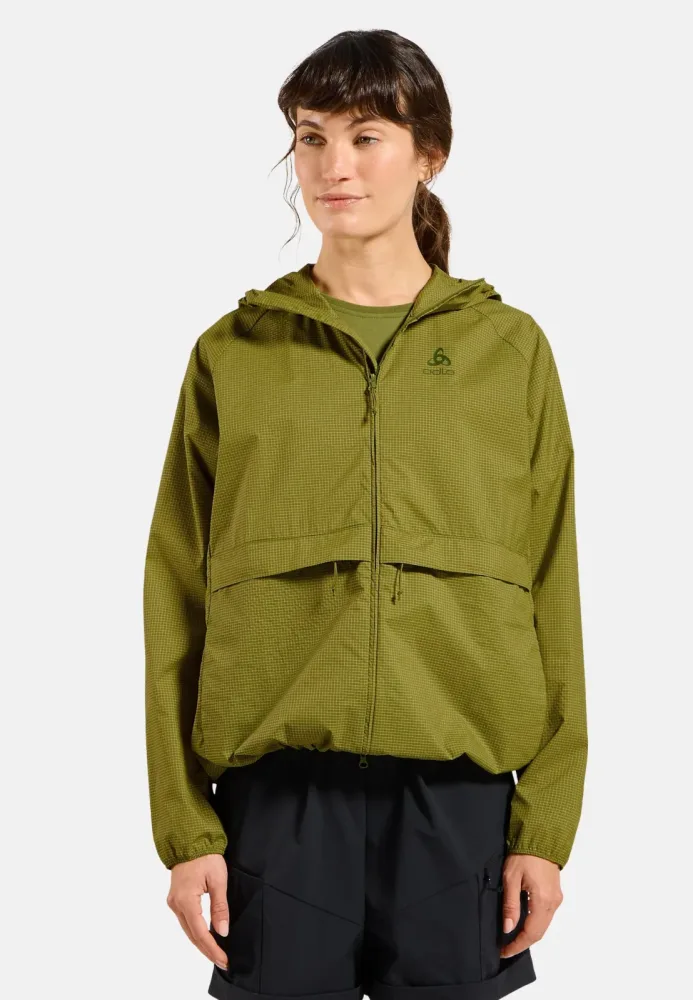 Odlo Essential Windbreaker Jacke für Damen - Wandern - grün, L