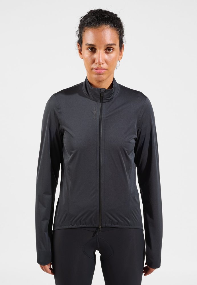 Odlo Zeroweight Waterproof Radjacke für Damen - Radsport - schwarz, M