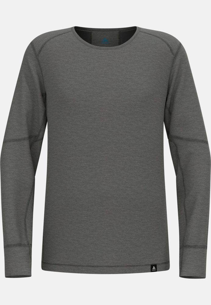Odlo Active X-Warm Base Layer Shirt für Kinder - Ski & Snow - grau, 116