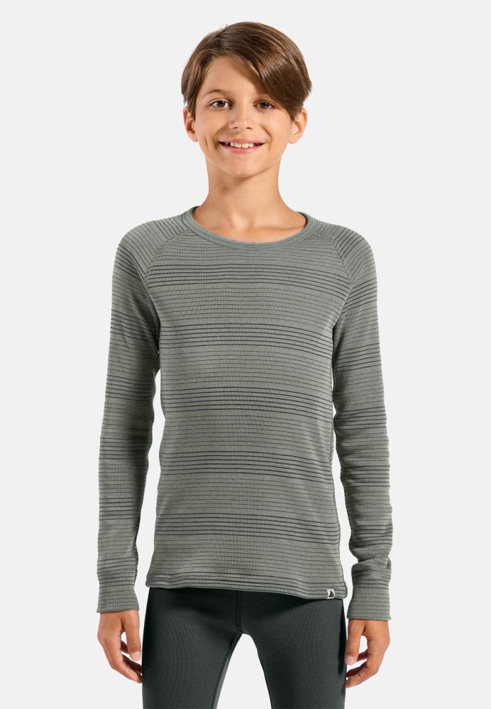 Odlo Active Warm Set Base Layer Set für Kinder - Wandern, Ski & Snow - grün, 164
