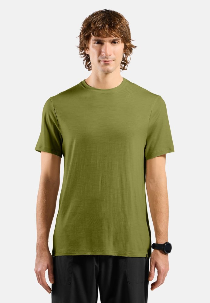 Odlo Merino 160 Plain T-Shirt für Herren - Wandern, Casual Comfort - , L