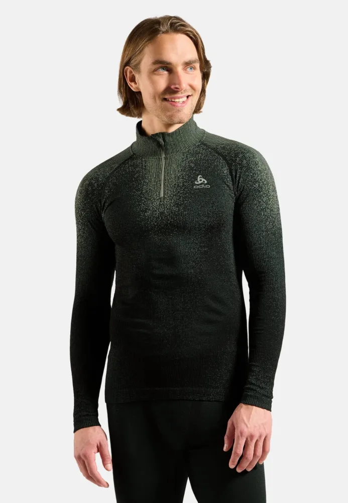 Odlo Herren Blackcomb Eco Half Zip Longsleeve