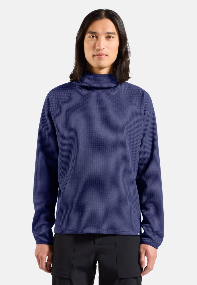 Odlo Cubic Hoodie für Herren - Wandern, Training - lila, L